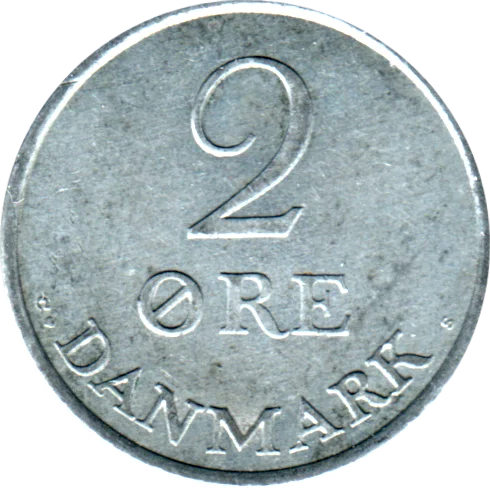 2 øre, 1970 Reverse