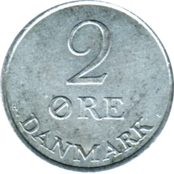 Preview 2 øre, 1970 reverse
