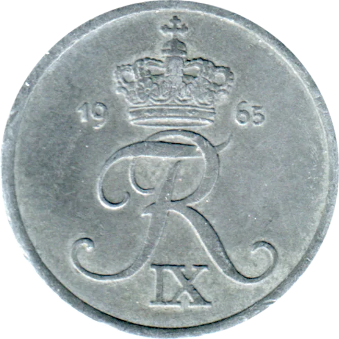 2 øre, 1965 Obverse