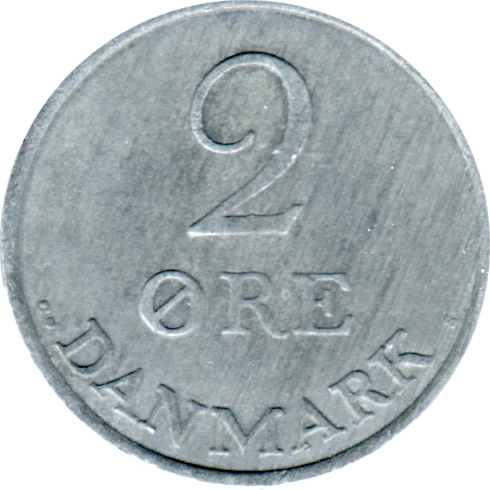 2 øre, 1965 Reverse
