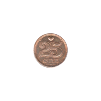 Preview 25 øre, 1993 reverse