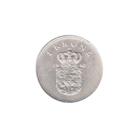 Preview 1 Krone, 1963 reverse
