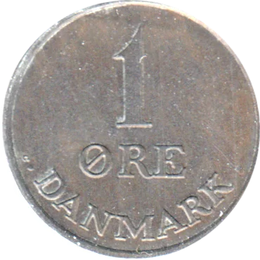 1 øre, 1971 Reverse