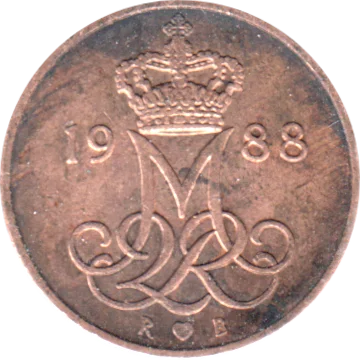 Preview 5 øre, 1988 obverse