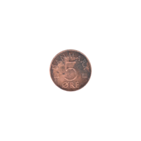 Preview 5 øre, 1988 reverse