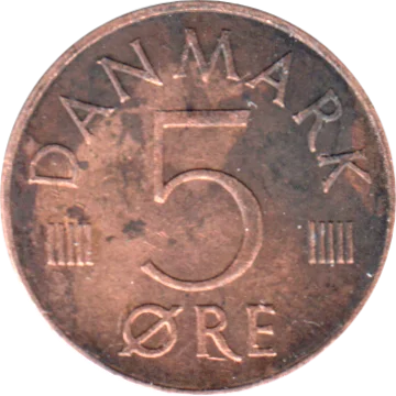 Preview 5 øre, 1988 reverse
