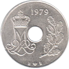 Preview 25 øre, 1979 obverse