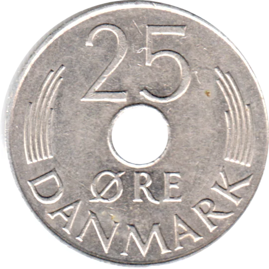 25 øre, 1979 Reverse