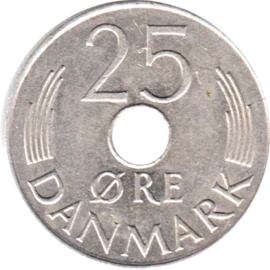 Preview 25 øre, 1979 reverse
