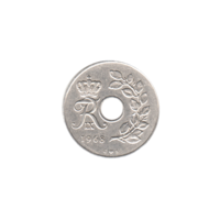 Preview 25 øre, 1968 obverse