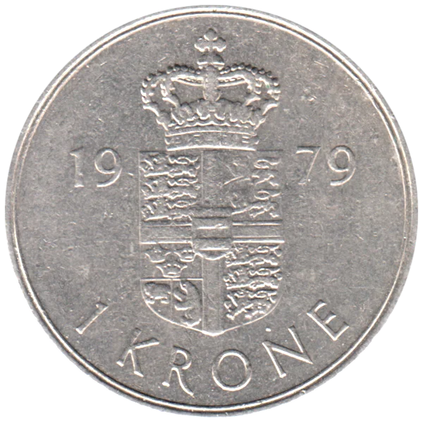 1 Krone, 1979 Reverse