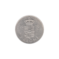Preview 1 Krone, 1979 reverse