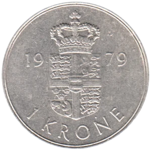 Preview 1 Krone, 1979 reverse