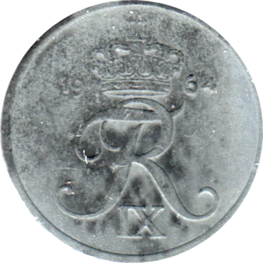1 øre, 1964 Obverse