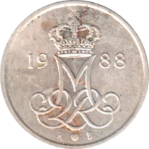 Preview 10 øre, 1988 obverse