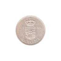 Preview 1 Krone, 1984 reverse