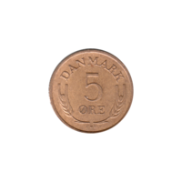 Preview 5 øre, 1964 reverse