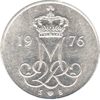 10 øre, 1976 Obverse
