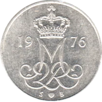 Preview 10 øre, 1976 obverse