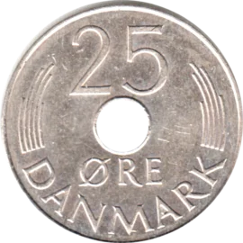 Preview 25 øre, 1987 reverse