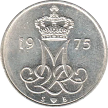 Preview 10 øre, 1975 obverse
