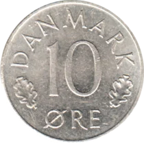 Preview 10 øre, 1975 reverse