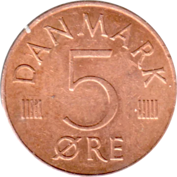 5 øre, 1980 Reverse