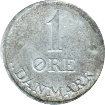1 øre, 1967 Reverse