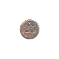 Preview 25 øre, 1991 reverse
