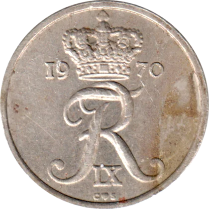 10 øre, 1970 Obverse