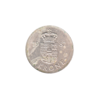 Preview 1 Krone, 1987 reverse