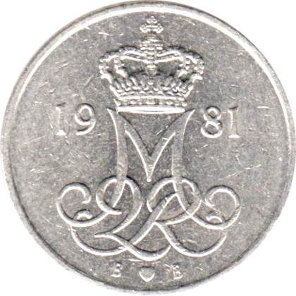 10 øre, 1981 Obverse