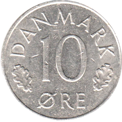 10 øre, 1981 Reverse