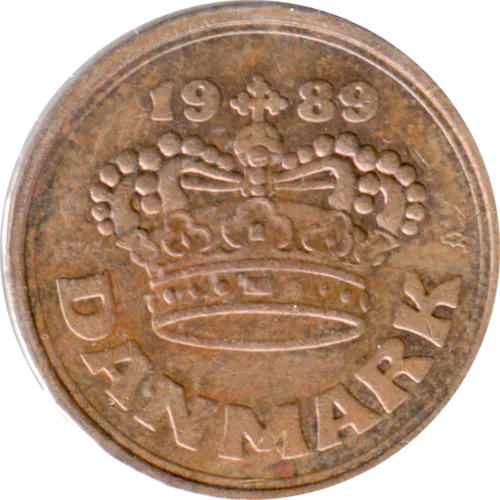 50 øre, 1989 Obverse