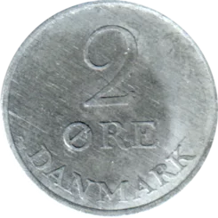 Preview 2 øre, 1969 reverse