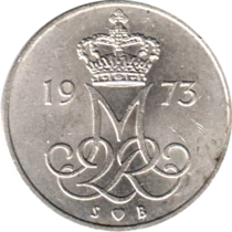 Preview 10 øre, 1973 obverse