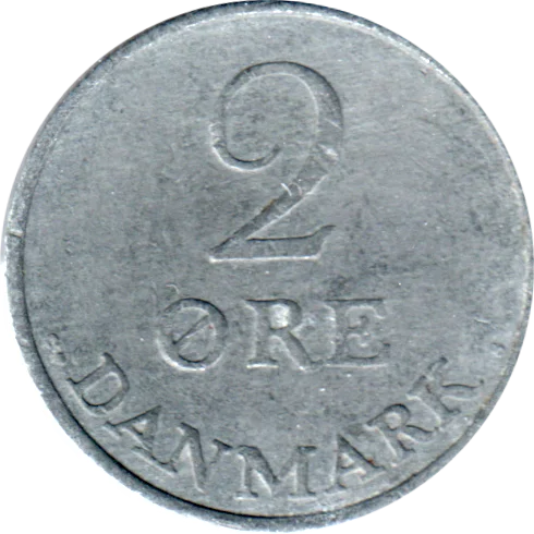 2 øre, 1959 Reverse