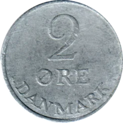 Preview 2 øre, 1959 reverse