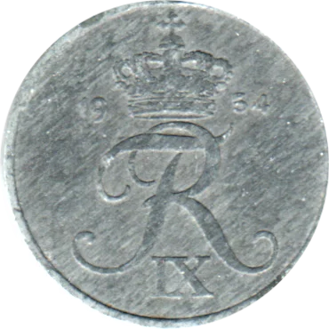 Preview 1 øre, 1954 obverse