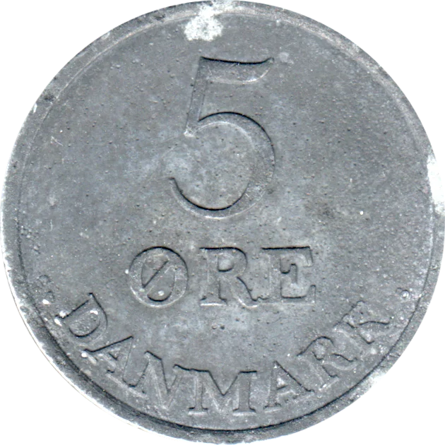 5 øre, 1961 Reverse