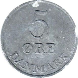 Preview 5 øre, 1961 reverse