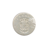 Preview 1 Krone, 1972 reverse