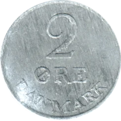 Preview 2 øre, 1962 reverse