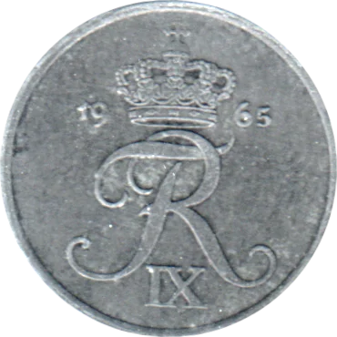 1 øre, 1965 Obverse