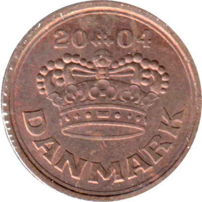 25 øre, 2004 Obverse