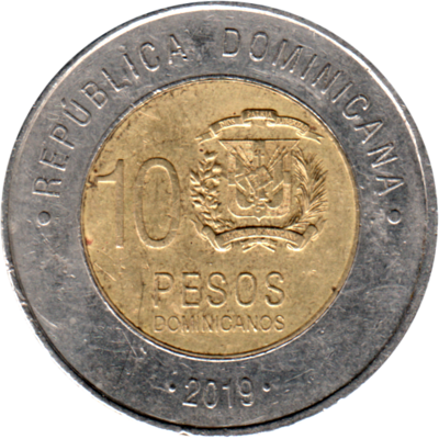 10 Pesos, 2019 Reverse