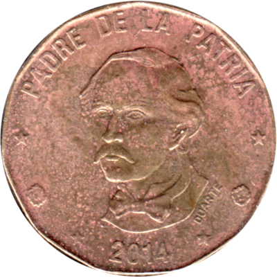1 Peso, 2014 Obverse