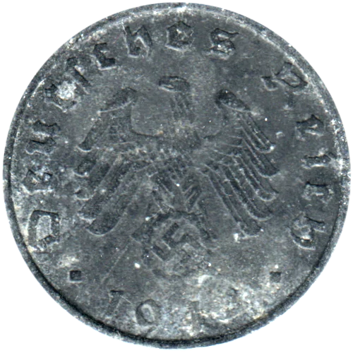 10 Reichspfennigs, 1944 Obverse