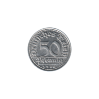 Preview 50 Reichspfennigs, 1922 reverse
