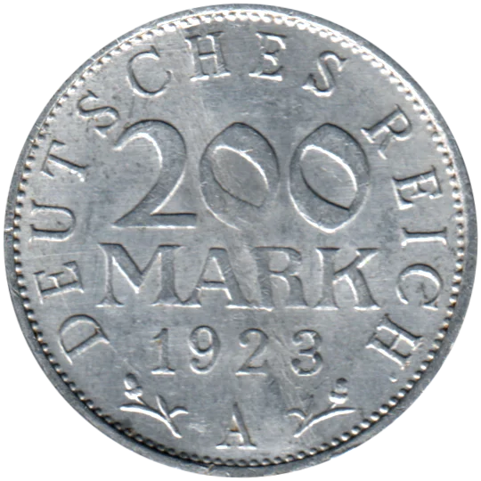 200 Reichsmarks, 1923 Reverse